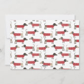 Cartes Pour Fêtes Annuelles Amusement pour chien teckel (Dos)