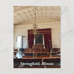 Cartes Pour Fêtes Annuelles Ancien Capitole de l'État à Springfield, IL
