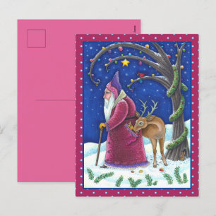CARTES POUR FÊTES ANNUELLES ANCIEN MONDE BELSNICKLE & HUNGRY REINDEER, NOËL