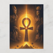 Cartes Pour Fêtes Annuelles Ancient Egyptian Postcard | Pharaonic Art Design b (Devant)