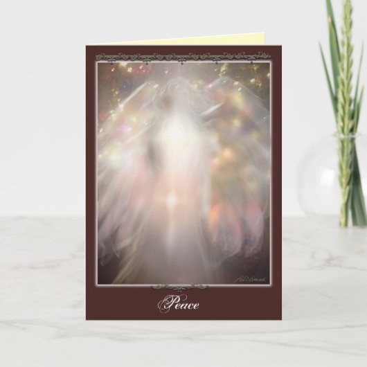 Cartes Pour Fêtes Annuelles ange de cristal (Devant)