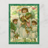 Cartes Pour Fêtes Annuelles Ange de Noël (Devant)