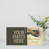 Cartes Pour Fêtes Annuelles Ange de Noël (Debout devant)