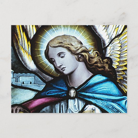 Cartes Pour Fêtes Annuelles Ange de Noël (Devant)
