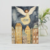 Cartes Pour Fêtes Annuelles Ange de Noël (Debout devant)