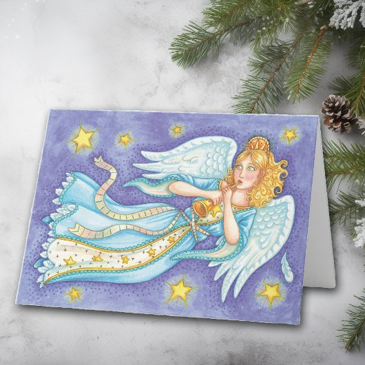 Cartes Pour Fêtes Annuelles Ange de Noël