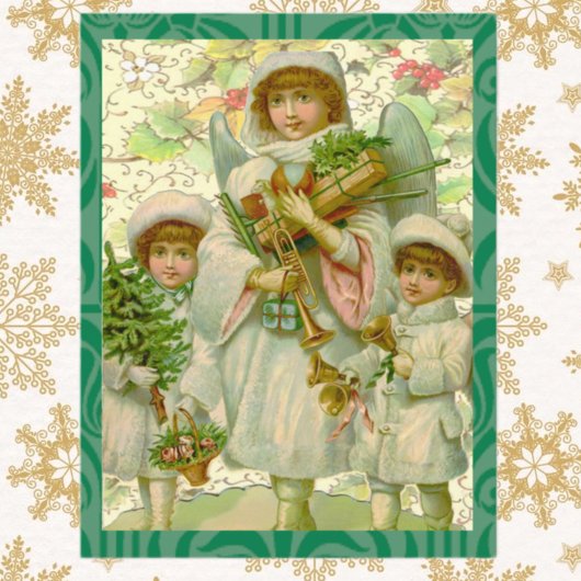 Cartes Pour Fêtes Annuelles Ange de Noël
