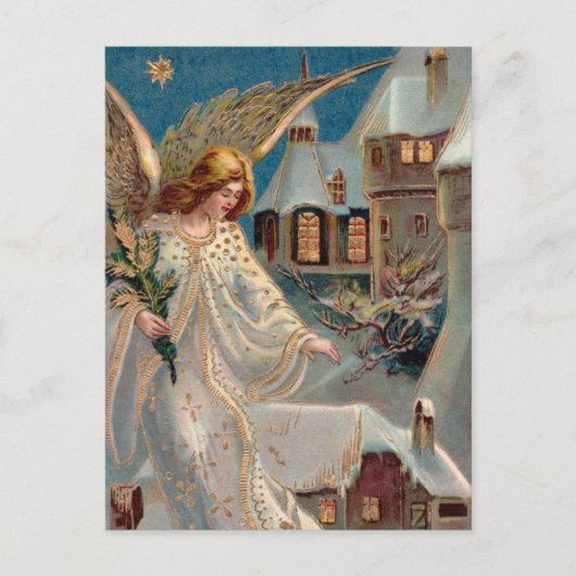 Cartes Pour Fêtes Annuelles Ange de Noël (Devant)