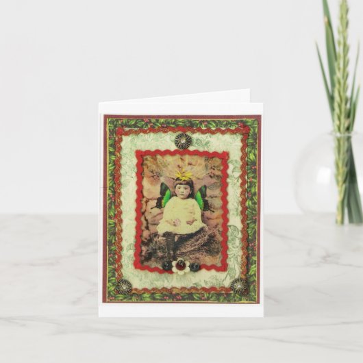 Cartes Pour Fêtes Annuelles Ange de Noël (Devant)