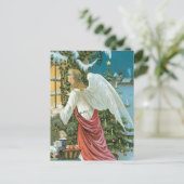 Cartes Pour Fêtes Annuelles Ange de Noël à la fenêtre (Debout devant)