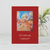 CARTES POUR FÊTES ANNUELLES ANGE DE NOËL MUSICAL (Debout devant)