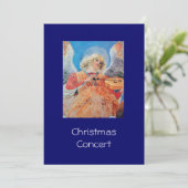 CARTES POUR FÊTES ANNUELLES ANGE DE NOËL MUSICAL (Debout devant)