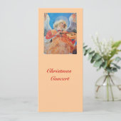 CARTES POUR FÊTES ANNUELLES ANGE DE NOËL MUSICAL (Debout devant)