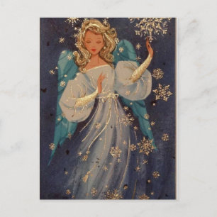 Cartes Pour Fêtes Annuelles Ange de Noël Vintage
