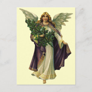 Cartes Pour Fêtes Annuelles Ange de Noël Vintage