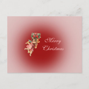 Cartes Pour Fêtes Annuelles Ange de Noël Vintage