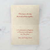 Cartes Pour Fêtes Annuelles Ange de Noël Vintage (Intérieur)