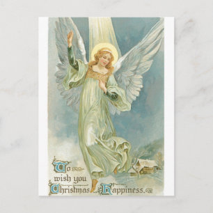 Cartes Pour Fêtes Annuelles Ange de Noël Vintage