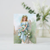 Cartes Pour Fêtes Annuelles Ange de Pâques (Debout devant)