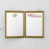 Cartes Pour Fêtes Annuelles Ange et arbre de Noël (Intérieur)