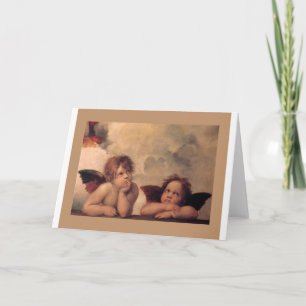 Cartes Pour Fêtes Annuelles Ange Foi Raphael Foi Bénédiction Mignon