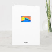 Cartes Pour Fêtes Annuelles Ange gardien de Noël (Dos)