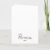 Cartes Pour Fêtes Annuelles Ange jouant l'harpe (Dos)