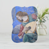 Cartes Pour Fêtes Annuelles Ange musicien de Noël Melozzo da Forli Vatican (Debout devant)