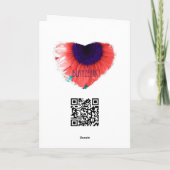 Cartes Pour Fêtes Annuelles ange pacifique (Dos)