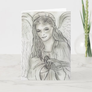 Cartes Pour Fêtes Annuelles ange pacifique