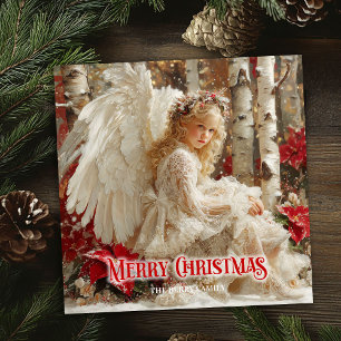Cartes Pour Fêtes Annuelles ange victorien imprimable Noël chaud accueil