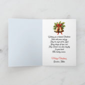 Cartes Pour Fêtes Annuelles Angel Christmas Blessing Add Signature Religious (Intérieur)