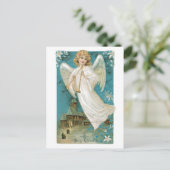 Cartes Pour Fêtes Annuelles Angel de Christmas (Debout devant)