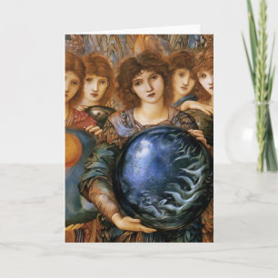 Cartes Pour Fêtes Annuelles Angel de la création par William Burne-Jones