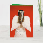 Cartes Pour Fêtes Annuelles Angel de Naughty (Dos)