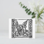 CARTES POUR FÊTES ANNUELLES ANGEL DE NOËL (Debout devant)