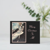 Cartes Pour Fêtes Annuelles Angel Holding Star (Debout devant)