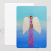 Cartes Pour Fêtes Annuelles angel of peace (Devant / Derrière)