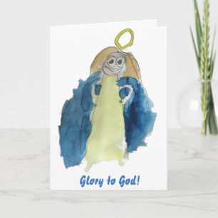 Cartes Pour Fêtes Annuelles Angel par Isla Christmas Card
