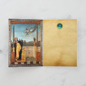 CARTES POUR FÊTES ANNUELLES ANGÉLE ANNONCIÉ ET VIERGE (Intérieur)