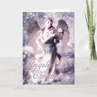 Cartes Pour Fêtes Annuelles Angelic Christmas