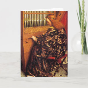 CARTES POUR FÊTES ANNUELLES ANGELS JOUANT DE LA MUSIQUE