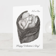 Angels Kissing, noir et blanc Design