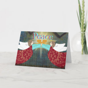 Cartes Pour Fêtes Annuelles Angels of Peace Christmas