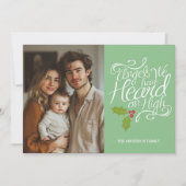 Cartes Pour Fêtes Annuelles Angels que nous avons entendu - Whimsical Christma (Devant)