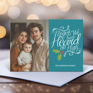 Cartes Pour Fêtes Annuelles Angels que nous avons entendu - Whimsical Christma