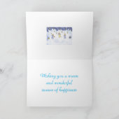 Cartes Pour Fêtes Annuelles Anges de dessin animé mignons (Intérieur)