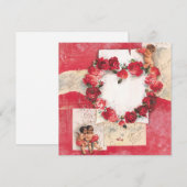 Cartes Pour Fêtes Annuelles Anges de l'amour (Devant / Derrière)