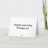 Cartes Pour Fêtes Annuelles Anges et saints (Dos)