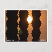 Cartes Pour Fêtes Annuelles Angkor Wat Sunrise – Art Travel Postcard (Devant)